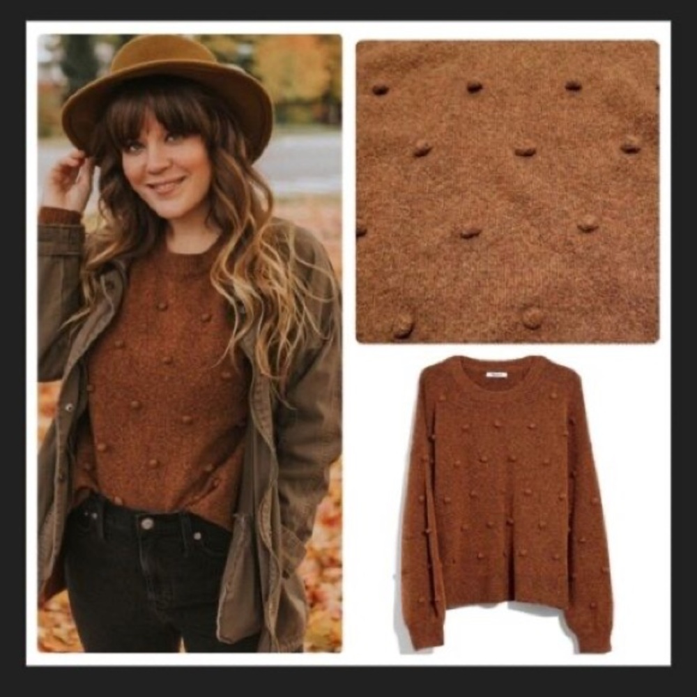 Orange madewell sweater